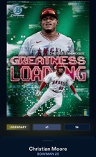25 Topps Bunt DIGITAL Bowman Green Greatness LEGENDARY 99cc Christian Moore