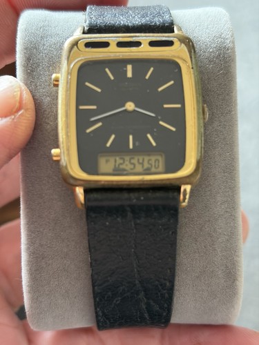 Vintage1980 seiko hybrid - seiko,