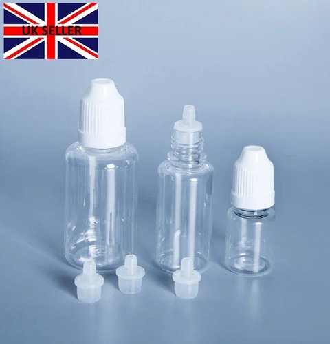 Clear dropper bottles - dropper,