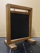 SMALL (BABY) SWINGING A-BOARD WITH LIGHT OAK FRAME swinger bar, counter, shop 