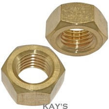 SOLID BRASS NUTS FULL HEXAGON