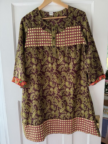 Vintage indian silk shift - vintage,