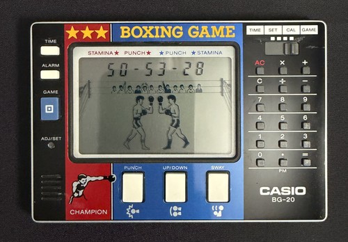 Casio boxing game is - bg-20, a