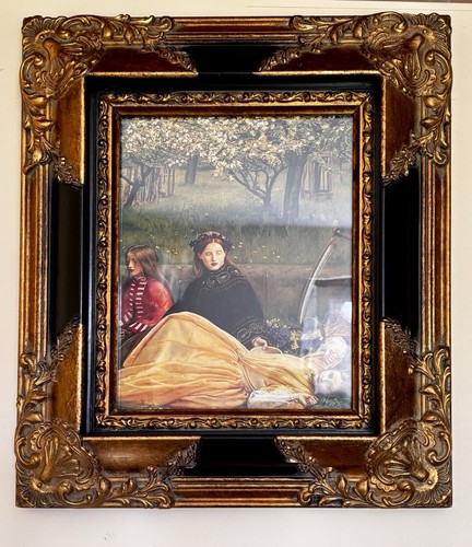 Gold black picture - gold,