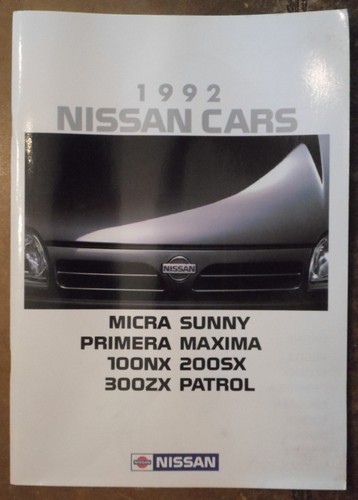 Nissan range 1992 mkt sales - range,