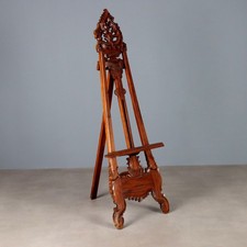 Antique Trestle Louis Philippe Carved Mahogany XIX Century Original