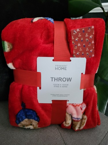 Primark red teddy - teddy, bear