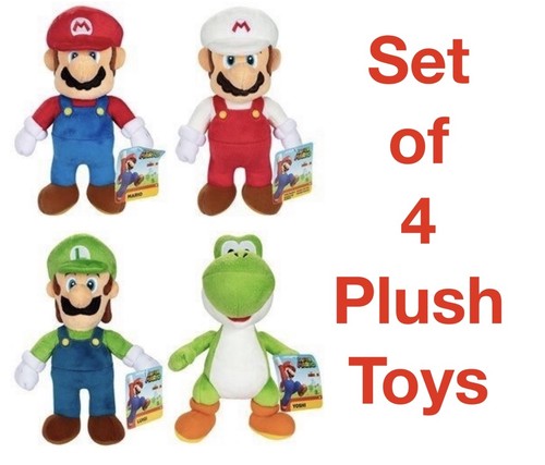 Super mario plush toys - plush, 10”
