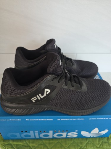 Mens fila black mesh - 8,