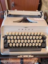 Vintage ADLER Gabriele 20 Manual Portable Typewriter Working With Case