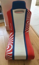 X Rocker Solo eSports 2.0 Audio Junior Gaming Chair - Foldable Red, White & Blue