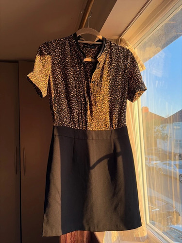 Leopard print dress size - print, |