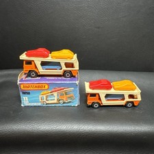 2 LotMatchbox Lesney Superfast SF11 Car Transporter orange beige back, 1 box