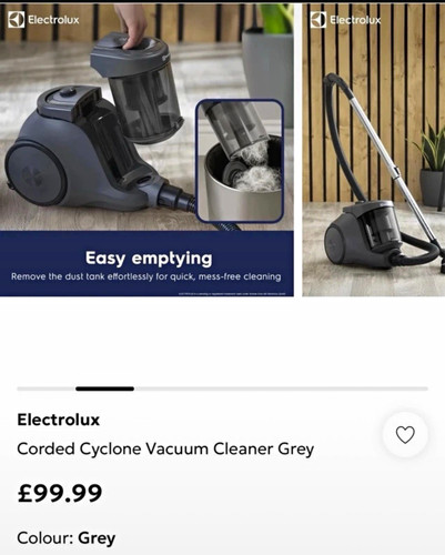 Electrolux 800w bagless - 800w,