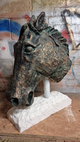 Life size horse head - , bust