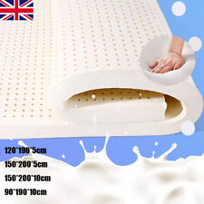 Natural Latex Soft Comfortable Mattress Topper Healthy Sleep UK Stock