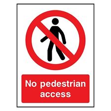 No Pedestrian Access Sign or Sticker ACCE0044