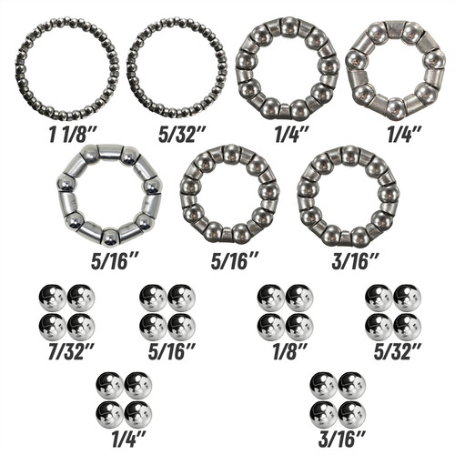 Bicycle loose ball bearings - loose, &