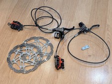 Hope Tech 3 e4 Brake, 180mm Rotors and Shimano Ispec Ev Shifter Mount