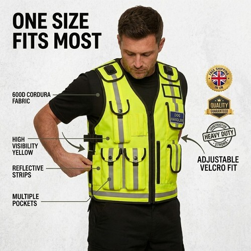 Viz security vest tactical - security,