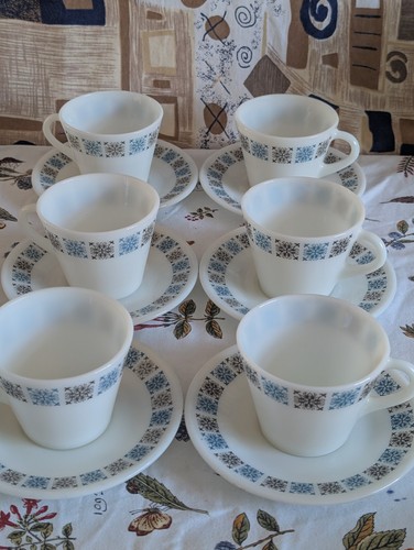 Vintage jaj pyrex cups - jaj, and