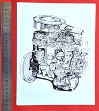 Original 1967 FORD 1600cc CROSSFLOW "KENT" ENGINE Press Photo