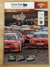 2002 Donington Park Green Flag BTCC Raceday Programme - 20/22 September - R19/20