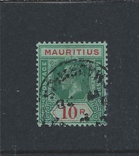 MAURITIUS 1913-22 DIE 1 10r