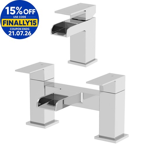 Waterfall bathroom basin mono - basin,