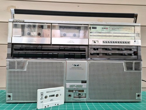 Sharp 555 silver fm - sharp, gf-555