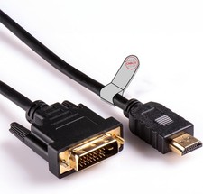 HDMI to DVI 24+1 Digital Cable DVI-D PC to TV Monitor Video Adapter PC 1m to 20m