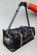 Helly Hansen Duffel Bag 50L Water Resistant Workwear Black Sports Travel Bag