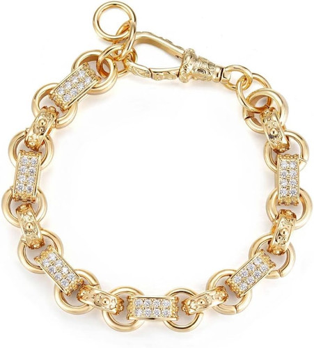 10mm gypsy belcher bracelet - 10mm,