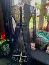 Black Sheer Mesh Goth Maxi Cardi Coat 12