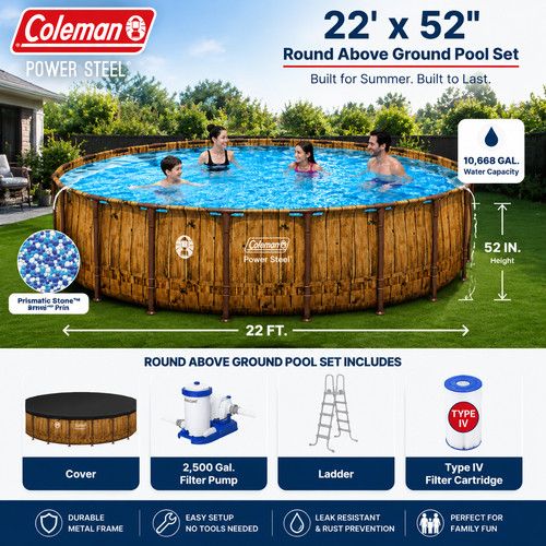 Coleman power steel 52 - power, 22'