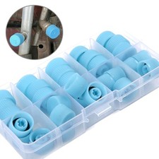 30x High & Low Pressure A/C System Valve Caps Air Conditioning Service Tool Kit