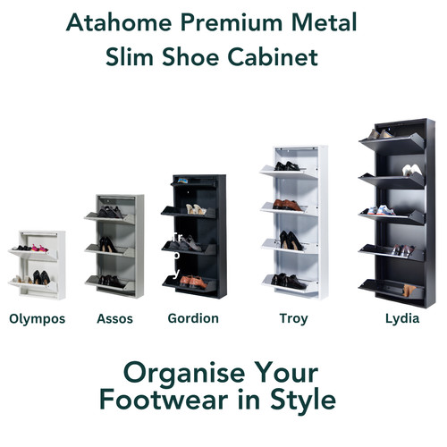 Atahome metal slim shoe - metal,