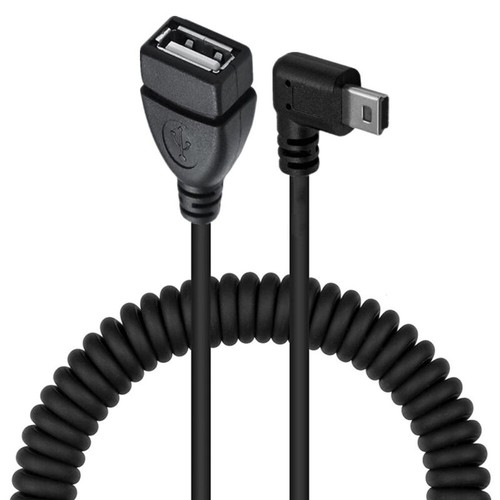 Mini usb 5pin otg coiled - mini,