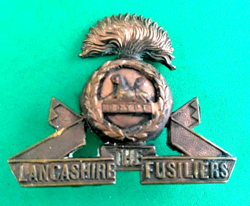 Lancashire fusiliers bronze - -,