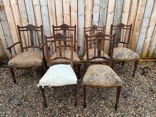 Set edwardian mahogany - of,