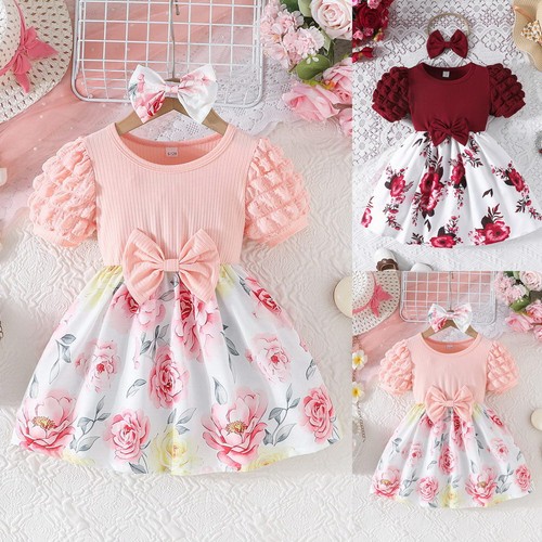 2pcs toddler baby - 2pcs, floral
