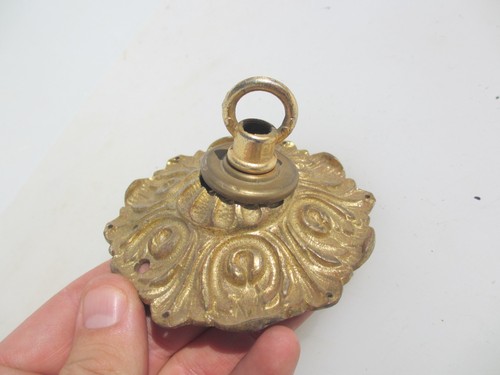 Vintage brass ceiling light - vintage,