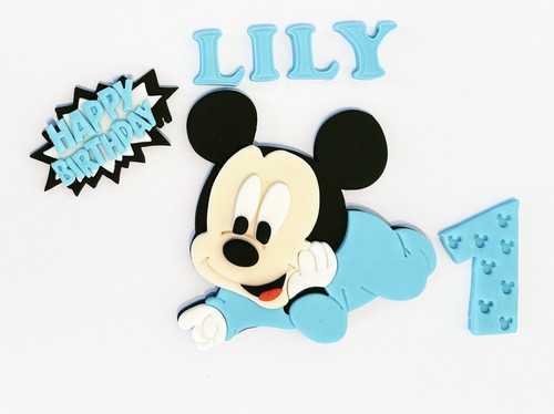 Edible fondant mickey - fondant,