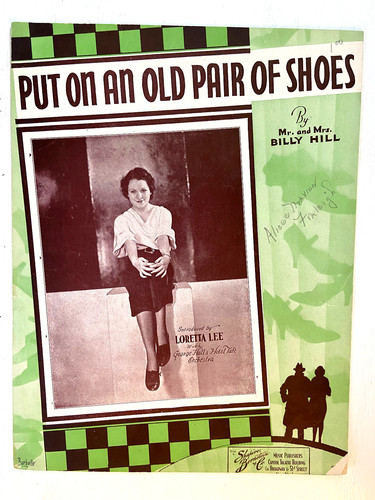 Vintage sheet music - vintage, music-1935-put