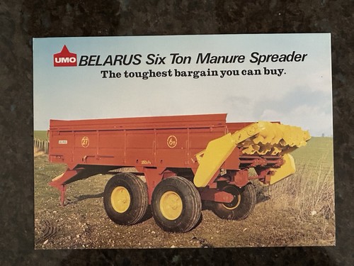 Belarus ton manure spreader - 6,