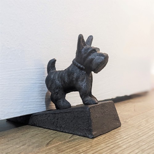 Scotty dog cast iron metal - dog,