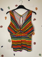 Size 18  Joseph Ribkoff Multicolored Striped Top