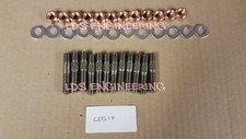 Vauxhall 2.0 16v C20XE C20LET Astra Calibre Cavalier Exhaust stud + Nut kit set