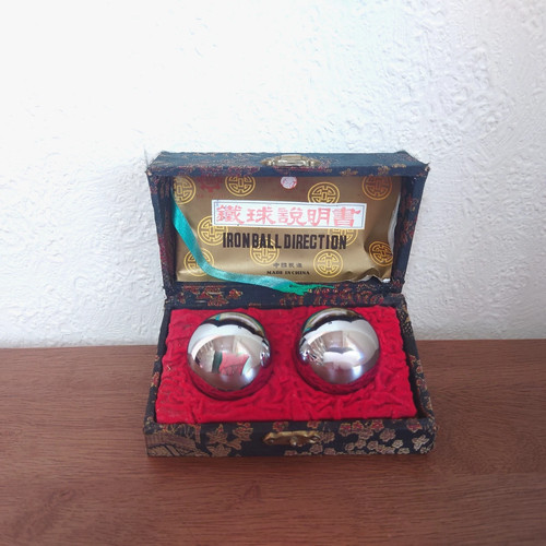 Vintage chinese boading balls - chinese,
