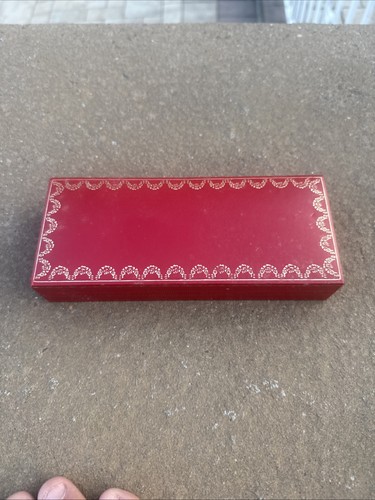 Cartier red leather - leather, int
